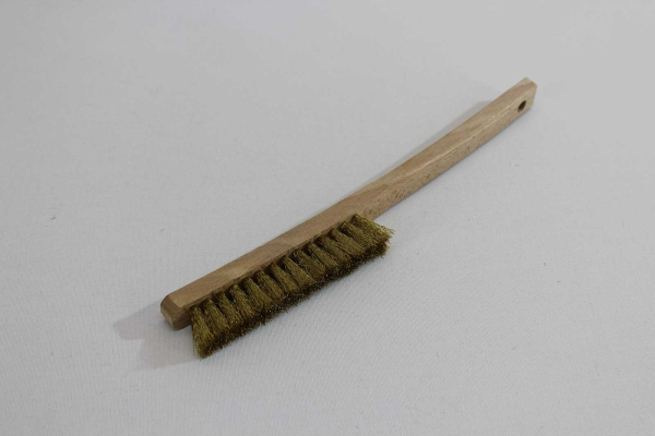 Gewindebürste 2 x 28 cm Messingdraht